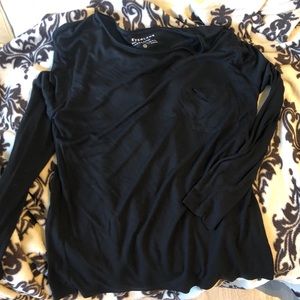 Everlane black long sleeve tee, XS